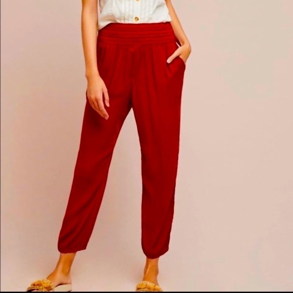 ANTHROPOLOGIE Sulawesi Smocked Joggers ett:twa - Picture 1 of 7